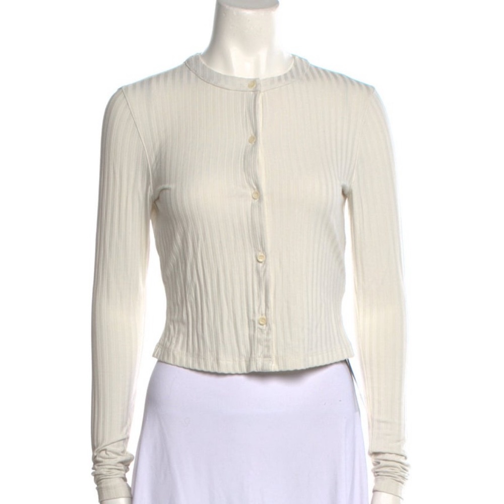 Elegant Cream Women's Cardigan